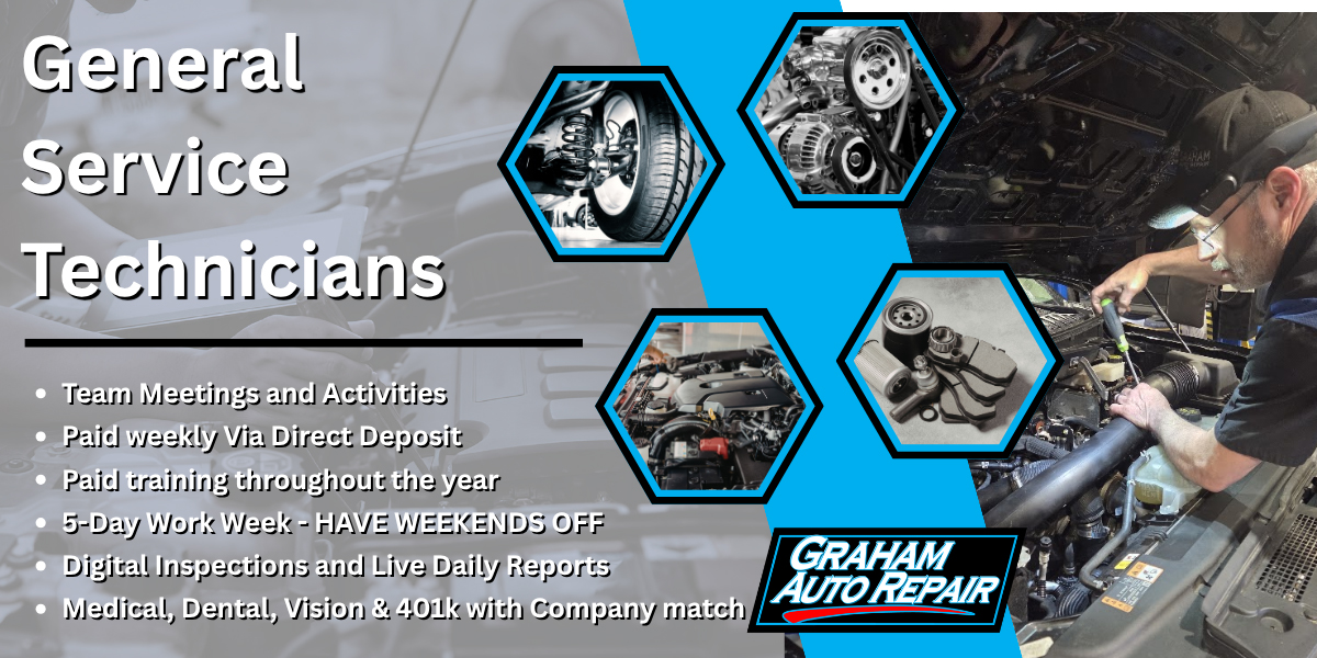 General Service Automotive Technician Job at Graham Auto Repair